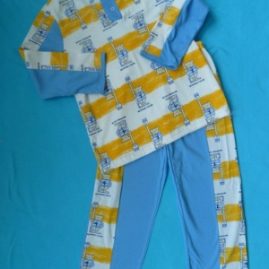 пижама "Мишутка" с длинными рукавами 10-031